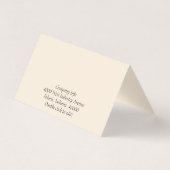 カスタムドット折り畳み表示つるパッケージヘッダカード (裏面)