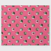 カスタムドット折り返し紙 ラッピングペーパー (フラット)