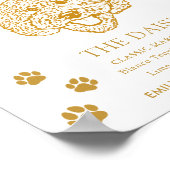 カスタムドッ結婚クの看板 ポスター (角)