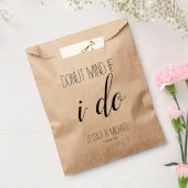 カスタムドナッもしト私は結婚式の引き出物飴 フェイバーバッグ (封をした状態)