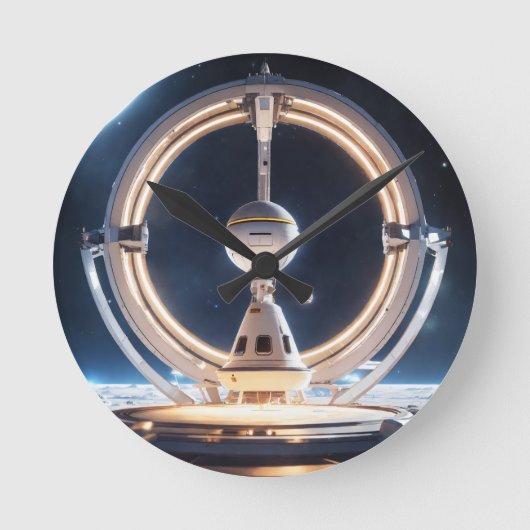 カスタムドラゴンの壁時計 – ストリーンのシンボル ラウンド壁時計 (正面)