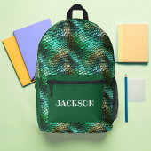 カスタムドラゴンスキン プリントバックパック