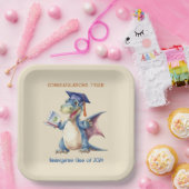 カスタムドラゴン幼稚園大学院広場 ペーパープレート (パーティー)