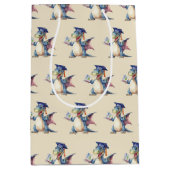 カスタムドラゴン幼稚園Med.ギフトバッグ ミディアムペーパーバッグ (正面)