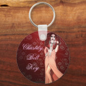 カスタムドラッグおもしろいクイーン キーホルダー (正面)