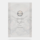 カスタムドルフィ結婚ンテーマ徴候 アクリルサイン (正面)