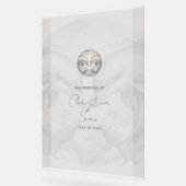 カスタムドルフィ結婚ンテーマ徴候 アクリルサイン (傾斜)