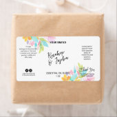 カスタムドロッカラフルパーボトル製品ラベル ラベル (インサイチュ)