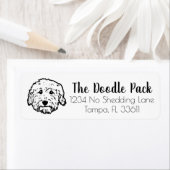 カスタムドードル差出人住所ラベルシール ラベル (インサイチュ)