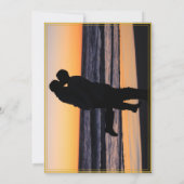 カスタムナイジェリア国旗の写真 サンキューカード (裏面)