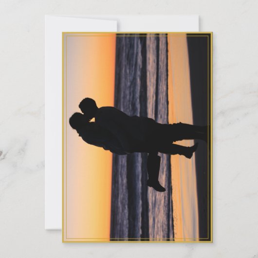 カスタムナイジェリア国旗の写真 サンキューカード (裏面)