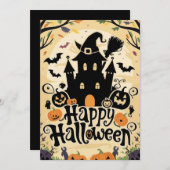 カスタムナイトハッピーハローウィン シーズンカード (正面/裏面)