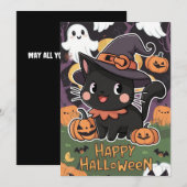 カスタムナイトハッピーハローウィン シーズンカード (正面/裏面)