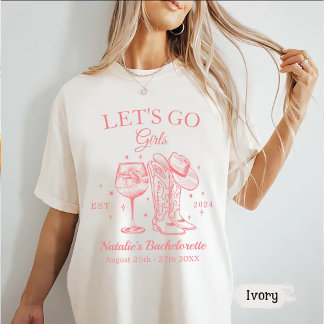 カスタムナッシュビルバチェロレッテレッツゴーガール Tシャツ