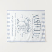 カスタムナッシュビルバチェロレッテロデオカクテル タペストリー (正面(横))