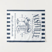 カスタムナッシュビルバチェロレッテロデオカクテル タペストリー (正面(横))