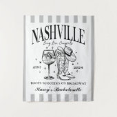 カスタムナッシュビルバチェロレッテロデオカクテル タペストリー (正面)