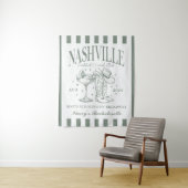 カスタムナッシュビルバチェロレッテロデオカクテル タペストリー (インサイチュ)