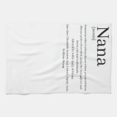 カスタムナナ祖母おばあちゃん定義 キッチンタオル (横)