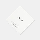 カスタムナプキン | ローマ数字 スタンダードカクテルナプキン (角)