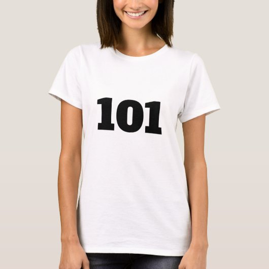カスタムナンバー101 Tシャツ (正面)