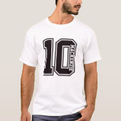 カスタムナンバー&ネームプリントTシャツ Tシャツ (正面)