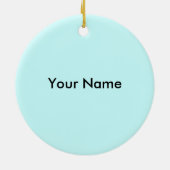 カスタムナースダッキー(アヒルちゃん) セラミックオーナメント (裏面)