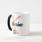 カスタムナースボタンとピン | 看護パーソナライズされた モーフィングマグカップ (正面左)