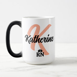 カスタムナースボタンとピン | 看護パーソナライズされた モーフィングマグカップ