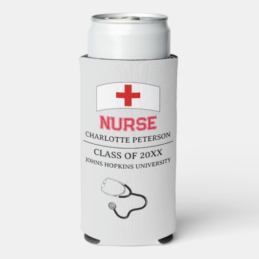 カスタムナース卒業 スリム缶クーラー (Seltzer裏面)