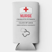 カスタムナース卒業 スリム缶クーラー (正面)
