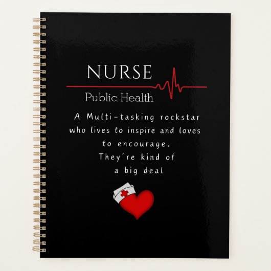 カスタムナース専門 プランナー手帳 (正面)