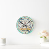 カスタムナース時計 ラウンド壁時計 (ホーム)