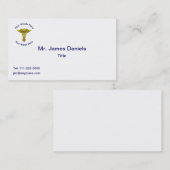 カスタムナース開業医カドゥセウス 名刺 (正面/裏面)