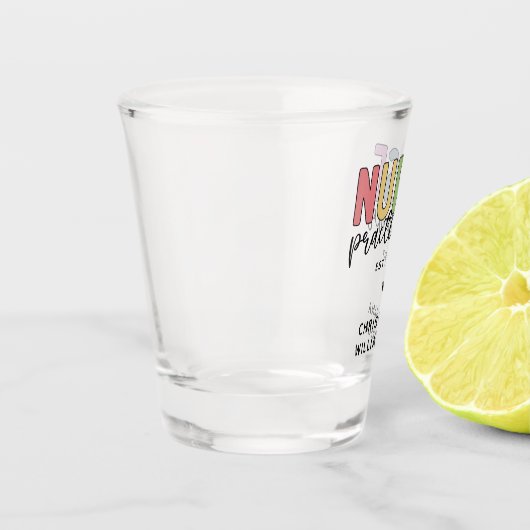 カスタムナース開業医NPナース卒業 ショットグラス (左)