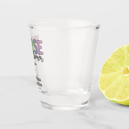 カスタムナース開業医NPナース卒業 ショットグラス (右)