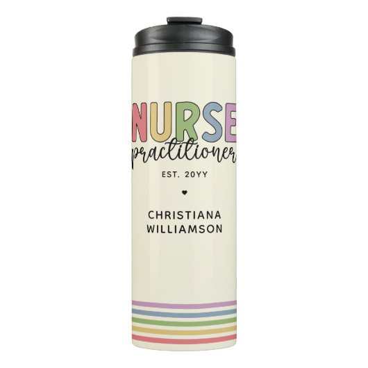 カスタムナース開業医NPナース卒業 タンブラー (正面)