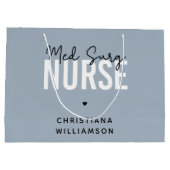 カスタムナース |医療用ナース ラージペーパーバッグ (裏面)