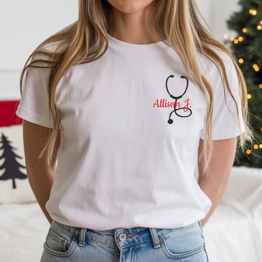 カスタムナースTシャツ、登録ナースシャツ Tシャツ