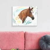 カスタムニコール – Mae 1 11x14 キャンバスプリント (インサイチュ (リビング))