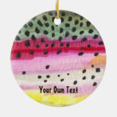 カスタムニジマスの皮フライ セラミックオーナメント (裏面)