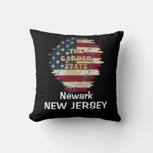 カスタムニュージャージー州装飾用クッション クッション (正面)