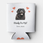 カスタムニューファンドランド結婚ペットクーラーボックス 缶クーラー (正面)