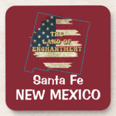 カスタムニューメキシコ州飲料用コースター コースター (正面)