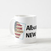 カスタムニューメキシコ州 コーヒーマグカップ (正面左)