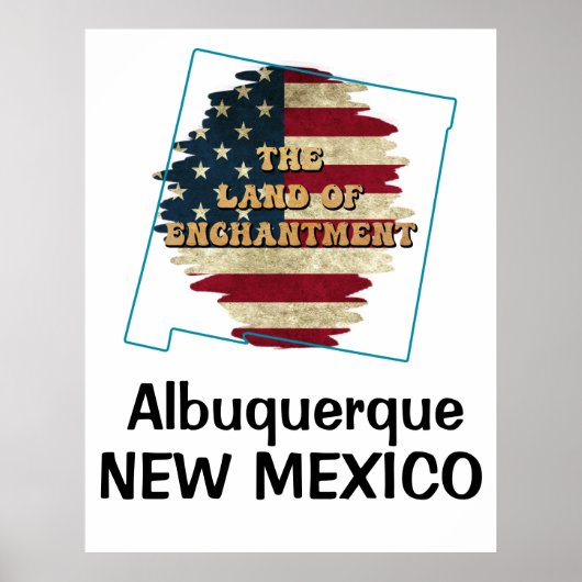 カスタムニューメキシコ州 ポスター (正面)