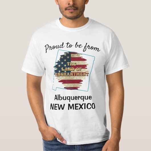 カスタムニューメキシコ州Tシャツ Tシャツ (正面)