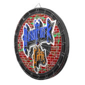 カスタムニューヨークシティ ダーツボード (正面右)