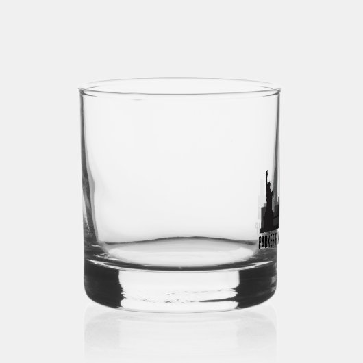カスタムニューヨークトリップスカイライン自由の女神 ウイスキーグラス (右)