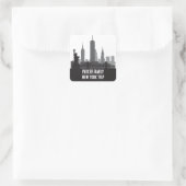 カスタムニューヨークトリップスカイライン自由の女神 スクエアシール (バッグ)